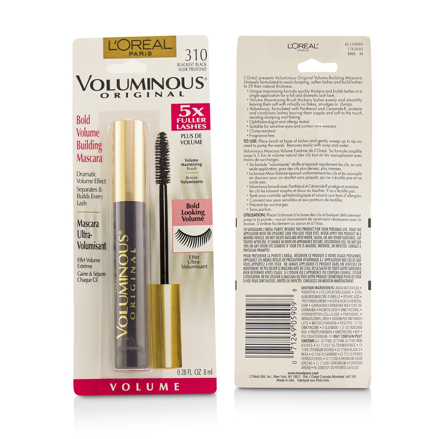 Voluminous Original Mascara – eCosmetics: All Major Brands | Fast, Free Shipping | Exceptional ...